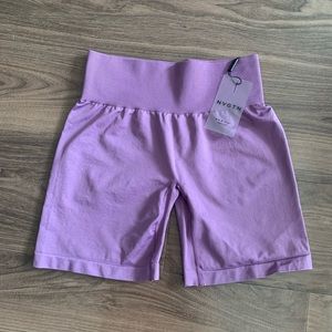 NVGTN orchid solid seamless shorts